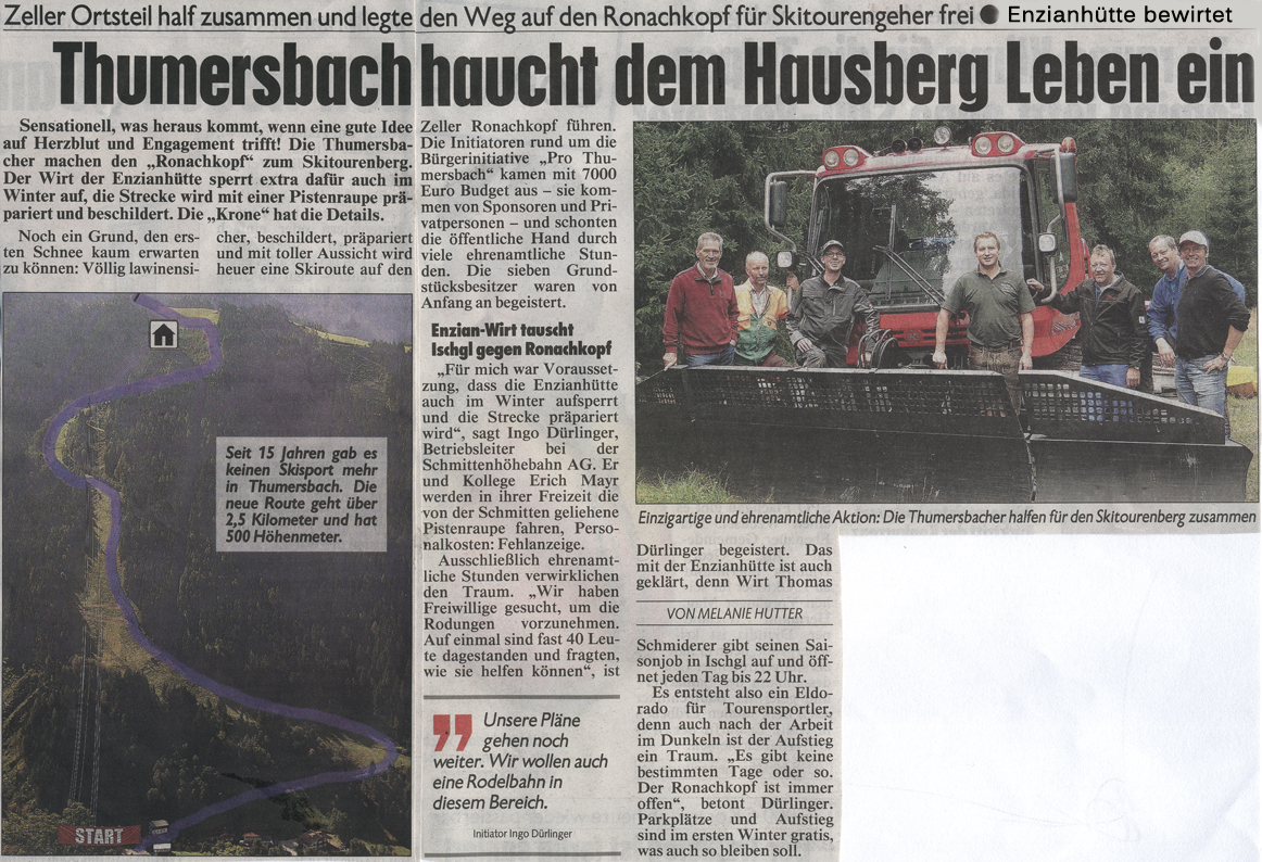 Kronenzeitung 26. Sep. 2014