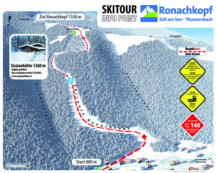 Skiroute Ronachkopf