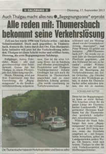 Bericht in der Salzburg Krone