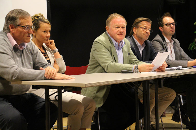 von links: Leo Winter, Renate Ecker, Erich Egger, Andreas Schmid, Ingo Dürlinger
